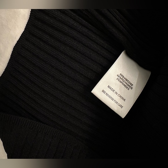 Lucy Paris black ribbed tank - Picture 4 of 5